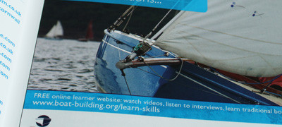 image of advert for traditional maritime skills project
